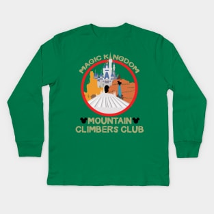 Magic Kingdom Mountain Climbers Club Kids Long Sleeve T-Shirt
